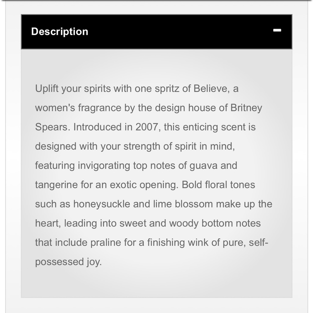 Britney Spears Believe Perfume - Picture 7 of 7